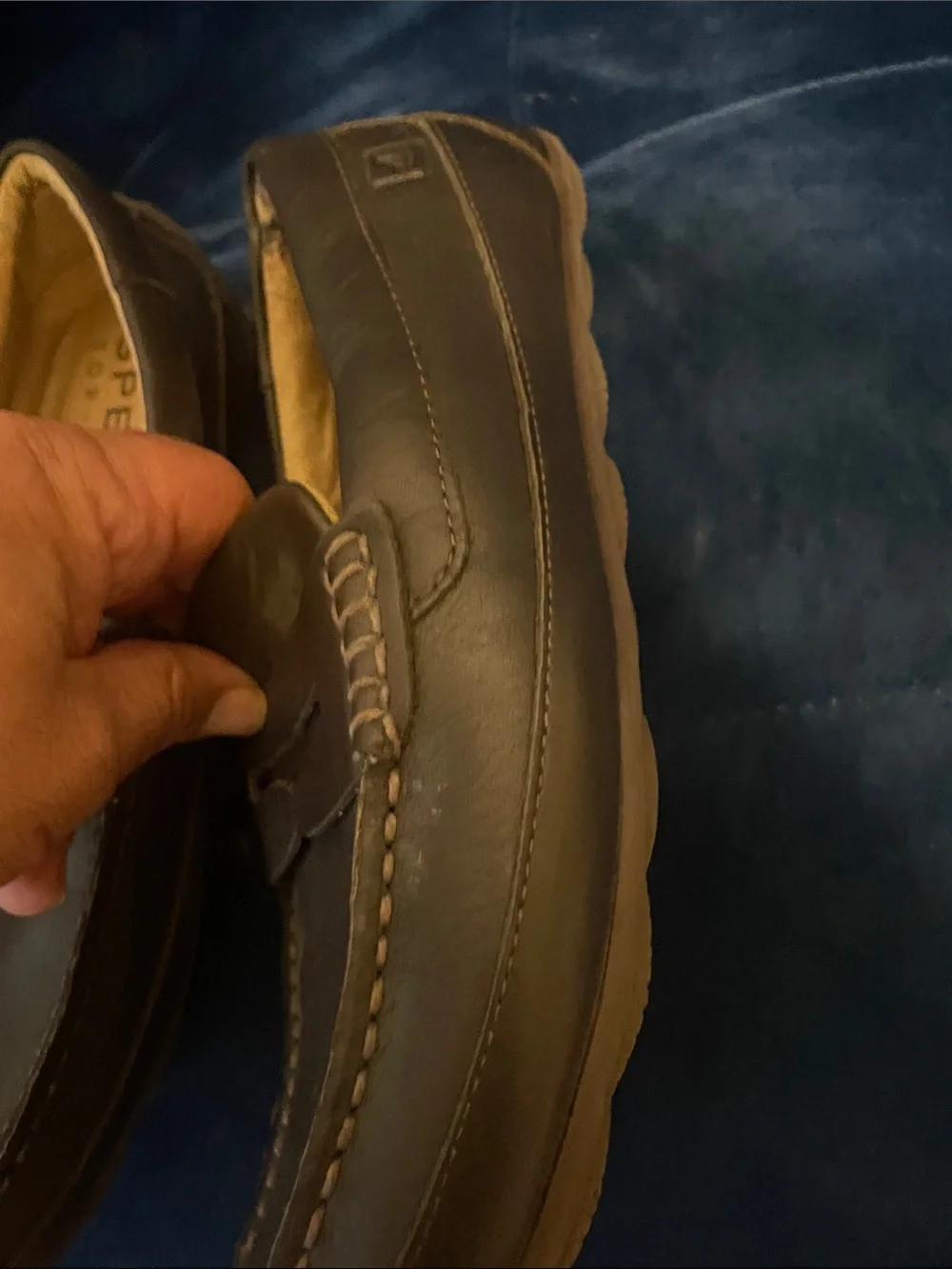 Sperry Black Leather Penny Loafers - Classic Slip-On Moccasin
